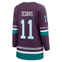 Fanatics Trevor Zegras Anaheim Ducks Alternate Premier Breakaway Player Jersey