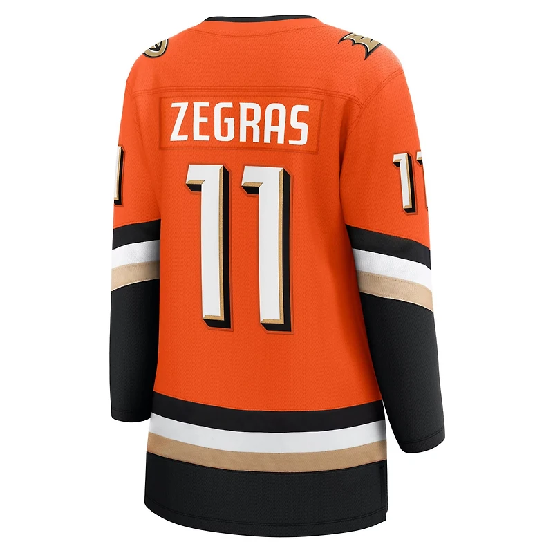 Fanatics Trevor Zegras Anaheim Ducks Home Premier Breakaway Player Jersey