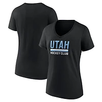 Fanatics Utah Hockey Club Secondary Logo V-Neck T-Shirt