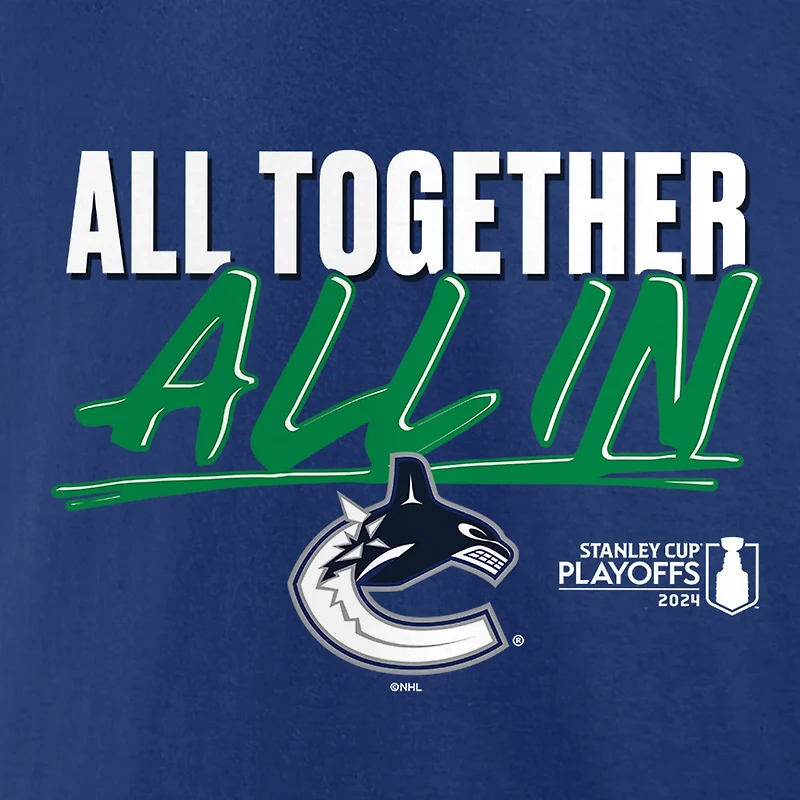 Fanatics Vancouver Canucks 2024 Stanley Cup Playoffs Slogan T-Shirt
