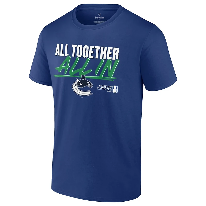 Fanatics Vancouver Canucks 2024 Stanley Cup Playoffs Slogan T-Shirt