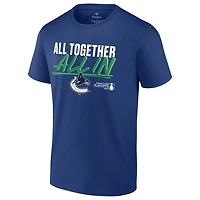 Fanatics Vancouver Canucks 2024 Stanley Cup Playoffs Slogan T-Shirt