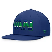 Fanatics Vancouver Canucks Authentic Pro Rink Snapback Hat