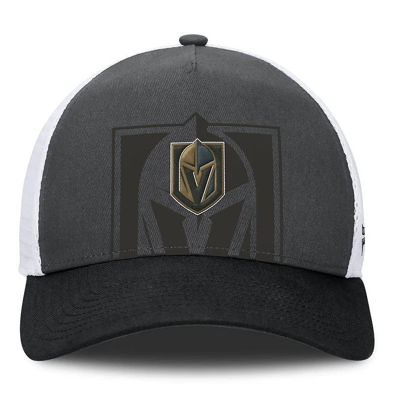 Fanatics Vegas Golden Knights Authentic Pro A-Frame Rink Adjustable Hat