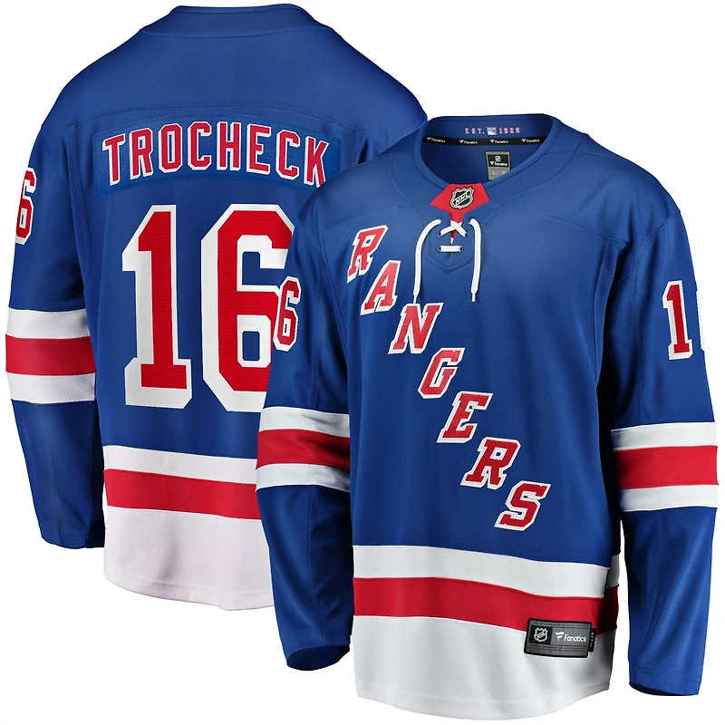 Fanatics Vincent Trocheck New York Rangers Home Breakaway Player Jersey
