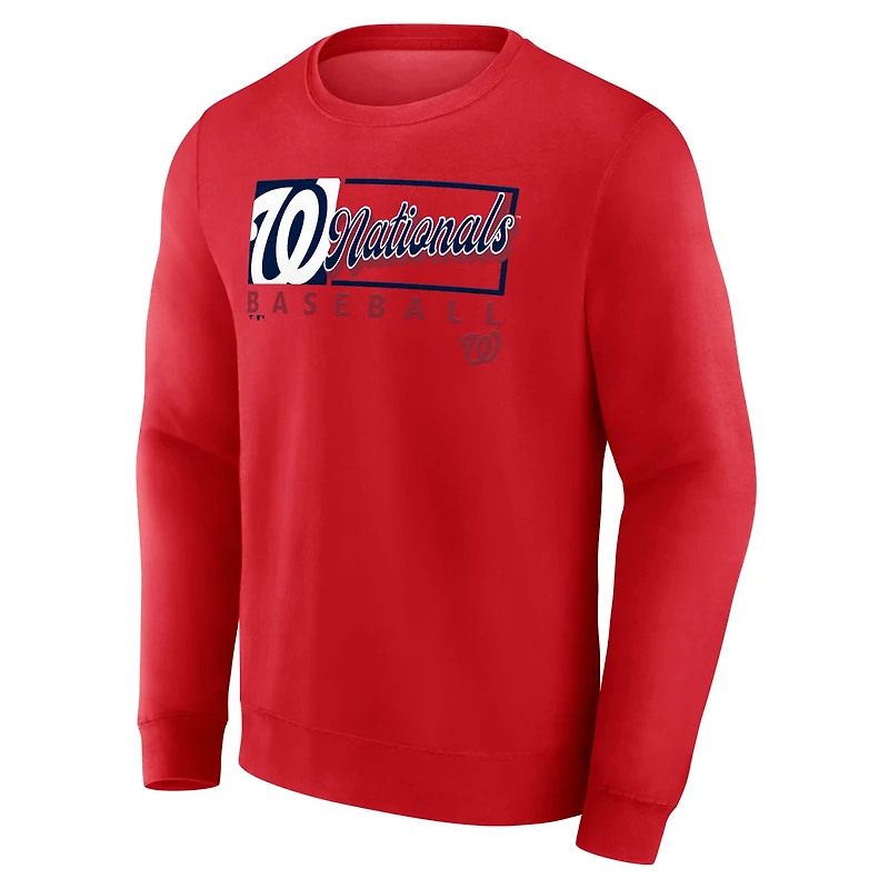 Fanatics Washington Nationals Focus Fleece Pullover Sweatshirt