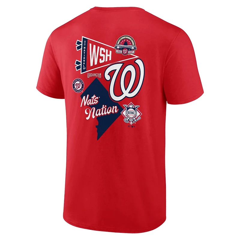 Fanatics Washington Nationals Split Zone T-Shirt