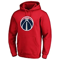 Fanatics Washington Wizards Icon Primary Logo Fitted Pullover Hoodie