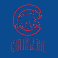 Fanatics White Chicago Cubs Backup Option Pullover Hoodie