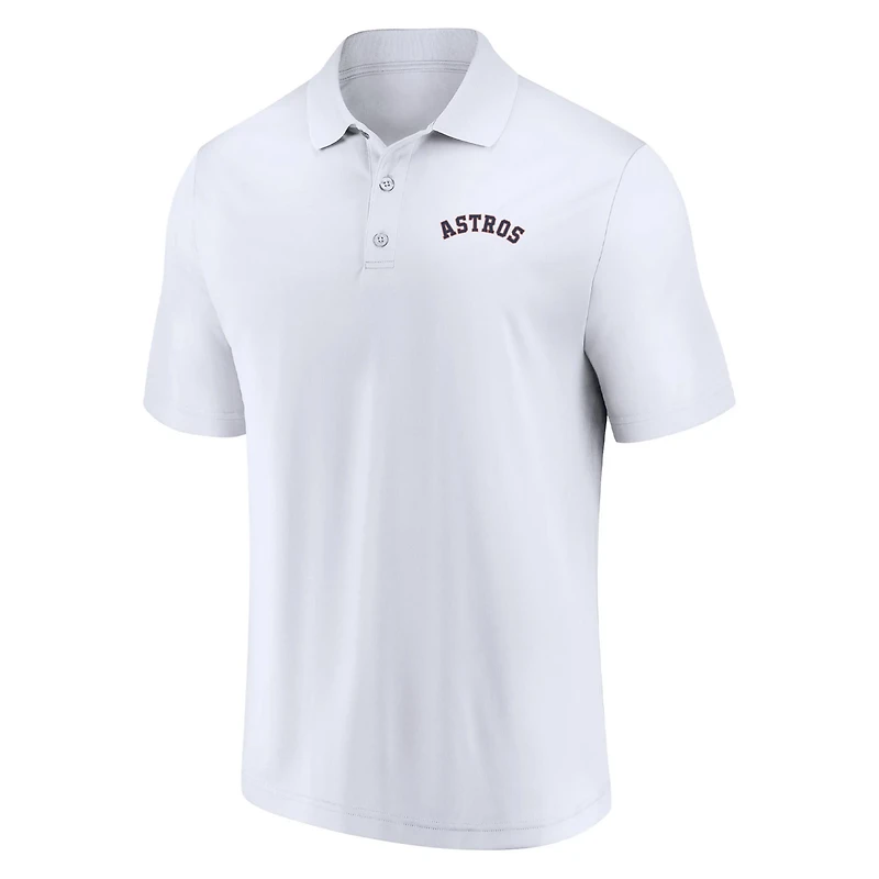 Fanatics /White Houston Astros Polo Combo Set