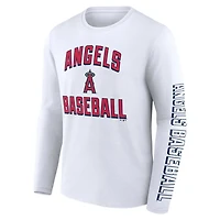 Fanatics White Los Angeles Angels Two-Pack Combo T-Shirt Set
