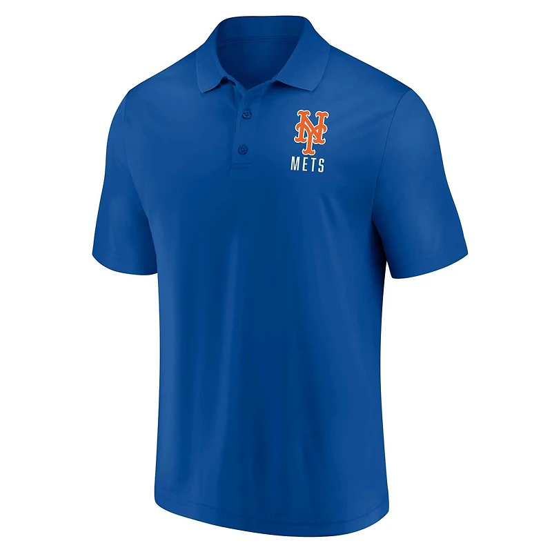 Fanatics White New York Mets Two-Pack Logo Lockup Polo Set