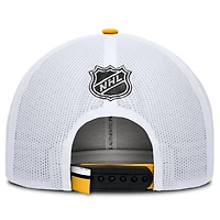 Fanatics White Pittsburgh Penguins Authentic Pro Rink Trucker Hat