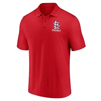 Fanatics /White St Louis Cardinals Two-Pack Logo Lockup Polo Set