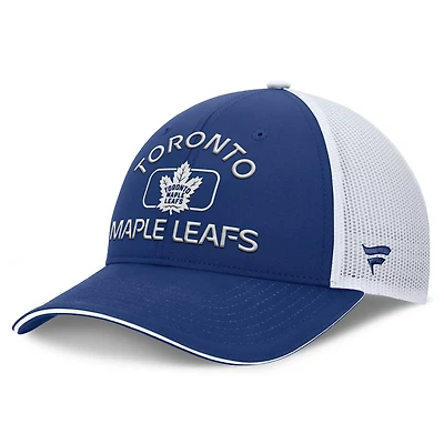Fanatics White Toronto Maple Leafs Authentic Pro Rink Trucker Hat