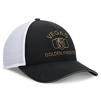 Fanatics White Vegas Golden Knights Authentic Pro Rink Trucker Hat