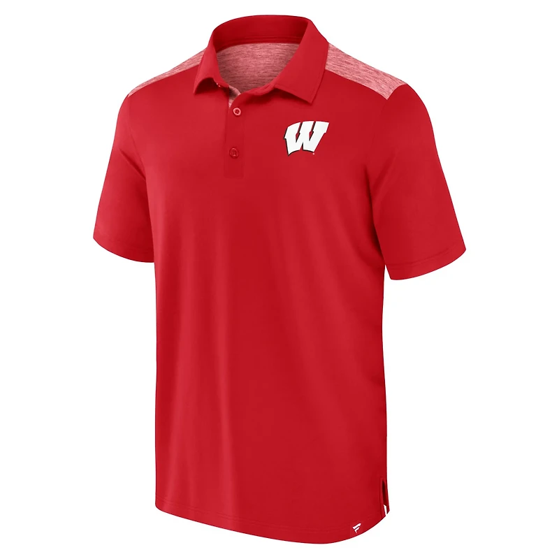 Fanatics Wisconsin Badgers Long Shot Polo