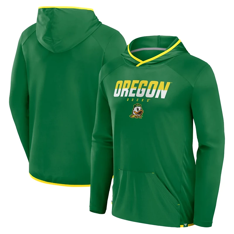 Fanatics /Yellow Oregon Ducks Transitional Hoodie T-Shirt