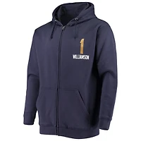 Fanatics Zion Williamson New Orleans Pelicans Player Name  Number Full-Zip Hoodie Jacket