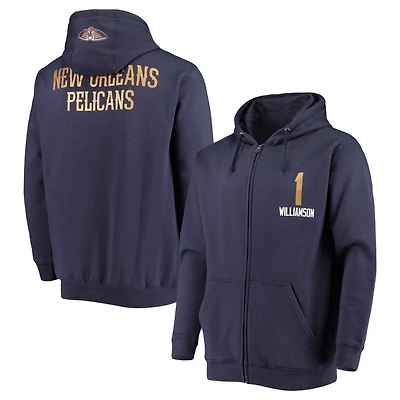 Fanatics Zion Williamson New Orleans Pelicans Player Name Number Full-Zip Hoodie Jacket