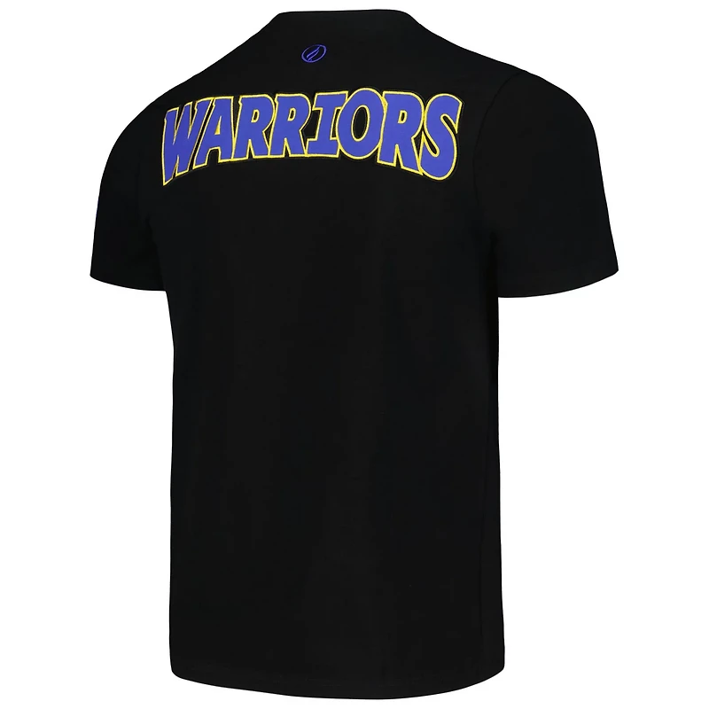 FISLL Golden State Warriors 3D Puff Print Sliced Logo T-Shirt