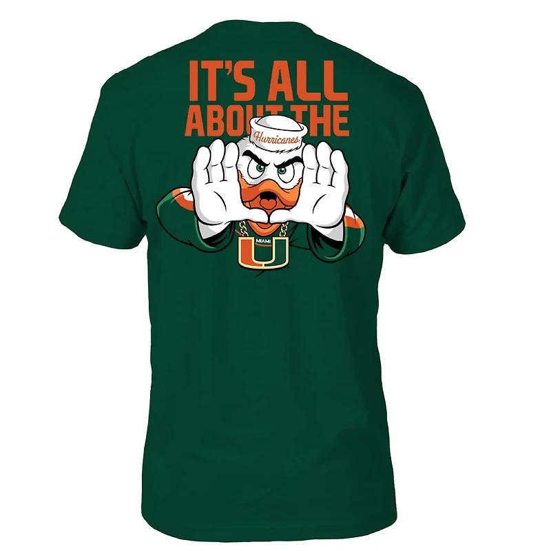 FloGrown Miami Hurricanes Rally Mascot T-Shirt