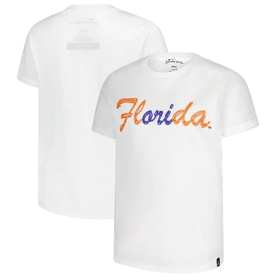 Florida Gators Hand Sewn Beaded Script T-Shirt