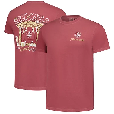 Florida State Seminoles Deck the Halls Comfort Colors T-Shirt