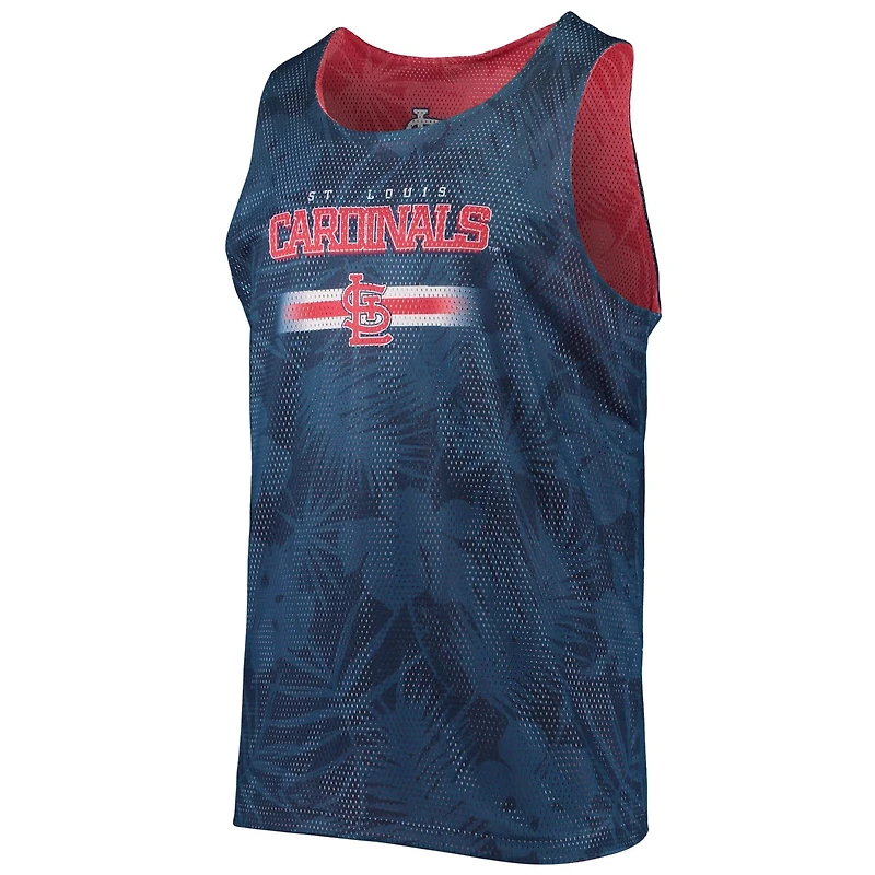 FOCO St Louis Cardinals Floral Reversible Mesh Tank Top