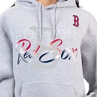 G-III 4Her by Carl Banks Boston Sox Shadow Logo Graphic Pullover Hoodie