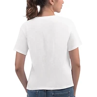 G-III 4Her by Carl Banks Chicago Bulls Play the Ball Cropped T-Shirt