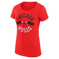 G-III 4Her by Carl Banks Chicago Bulls Super-Slim Fit Lightweight Large City Logo T-Shirt