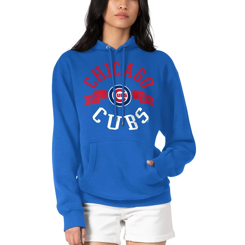 G-III 4Her by Carl Banks Chicago Cubs City Graphic Pullover Hoodie