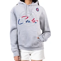 G-III 4Her by Carl Banks Chicago Cubs Shadow Logo Graphic Pullover Hoodie