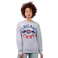 G-III 4Her by Carl Banks Chicago Cubs Team Logo Fleece Pullover Sweatshirt