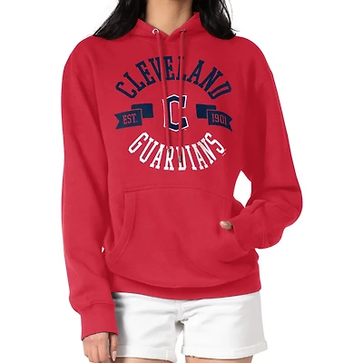 G-III 4Her by Carl Banks Cleveland Guardians City Graphic Pullover Hoodie