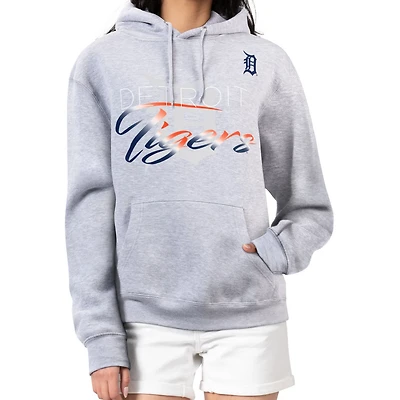 G-III 4Her by Carl Banks Detroit Tigers Shadow Logo Graphic Pullover Hoodie