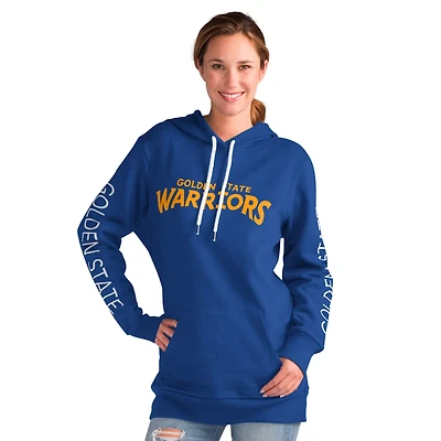 G-III 4Her by Carl Banks Golden State Warriors Base Coach Pullover Hoodie
