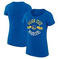 G-III 4Her by Carl Banks Golden State Warriors Super-Slim Fit Lightweight Large City Logo T-Shirt