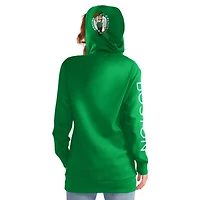G-III 4Her by Carl Banks Kelly Boston Celtics Base Coach Pullover Hoodie