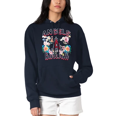 G-III 4Her by Carl Banks Los Angeles Angels Flowers Graphic Pullover Hoodie