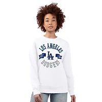 G-III 4Her by Carl Banks Los Angeles Dodgers Team Logo Fleece Pullover Sweatshirt