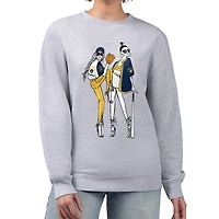 G-III 4Her by Carl Banks Milwaukee Brewers Baseball Girls Fleece Pullover Sweatshirt