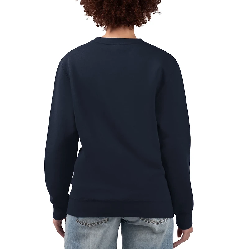 G-III 4Her by Carl Banks Milwaukee Brewers Team Logo Fleece Pullover Sweatshirt