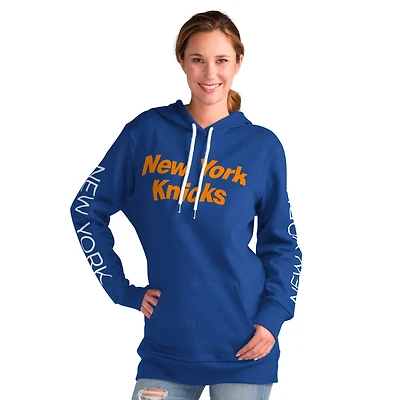 G-III 4Her by Carl Banks New York Knicks Base Coach Pullover Hoodie
