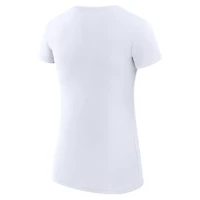 G-III 4Her by Carl Banks New York Knicks Super-Slim Fit Lightweight Large City Logo T-Shirt