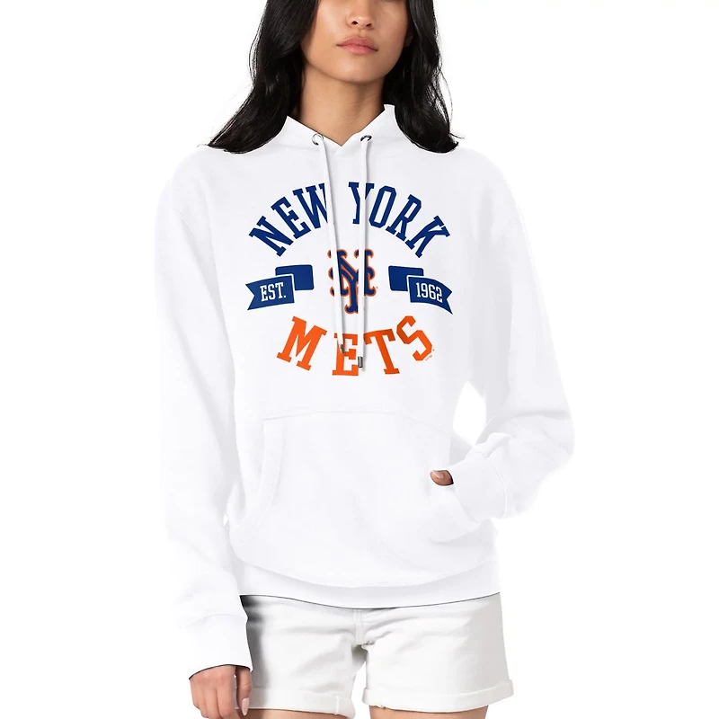 G-III 4Her by Carl Banks New York Mets City Graphic Pullover Hoodie