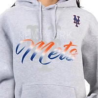 G-III 4Her by Carl Banks New York Mets Shadow Logo Graphic Pullover Hoodie