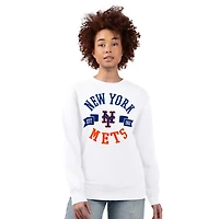 G-III 4Her by Carl Banks New York Mets Team Logo Fleece Pullover Sweatshirt
