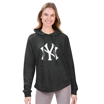 G-III 4Her by Carl Banks New York Yankees Jordan Angel Raglan Fleece Pullover Hoodie